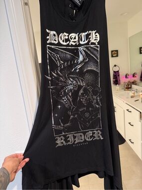 Killstar Black Death Rider Graphic Dress/Tunic